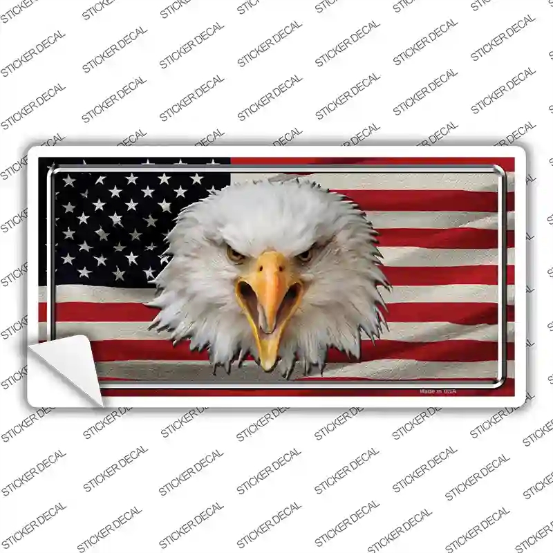 LP-1903s-S USA Eagle Novelty Sticker Decal - Small