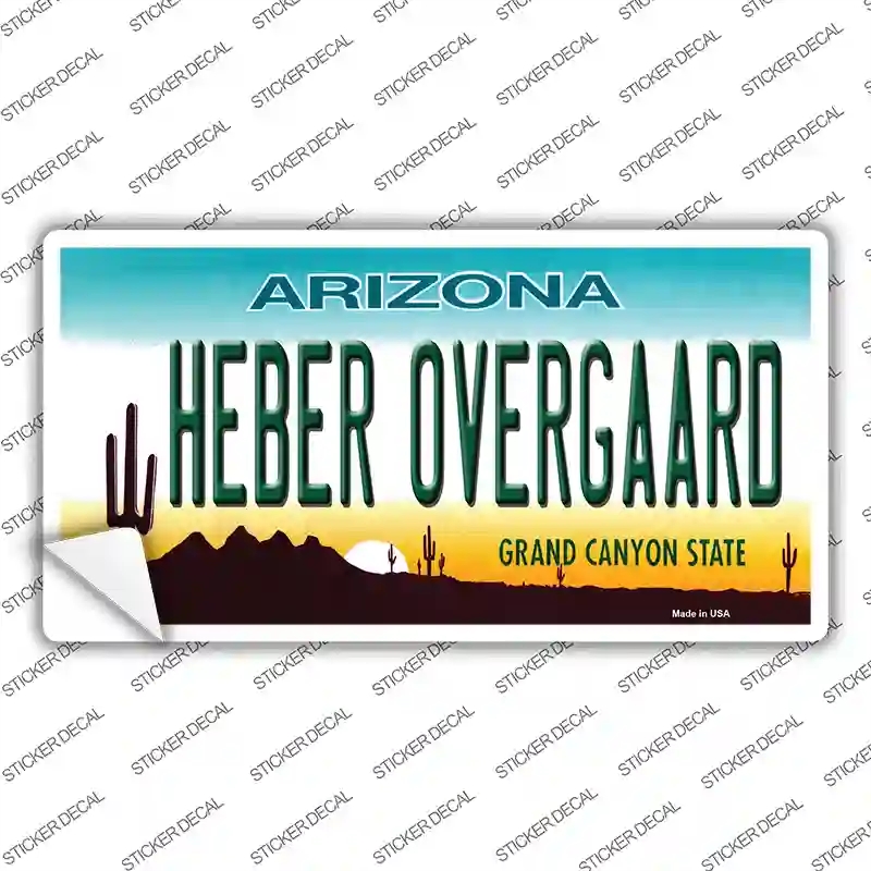 LP-1909s-L Heber Overgaard Arizona Novelty Sticker Decal - Large