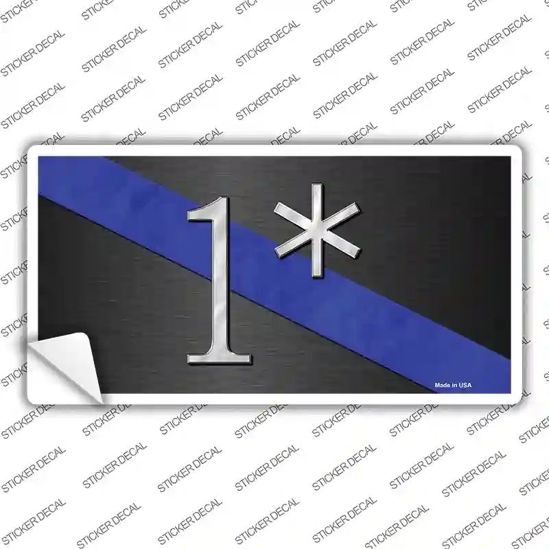 LP-8014s-S One Ass to Risk Novelty Sticker Decal - Small