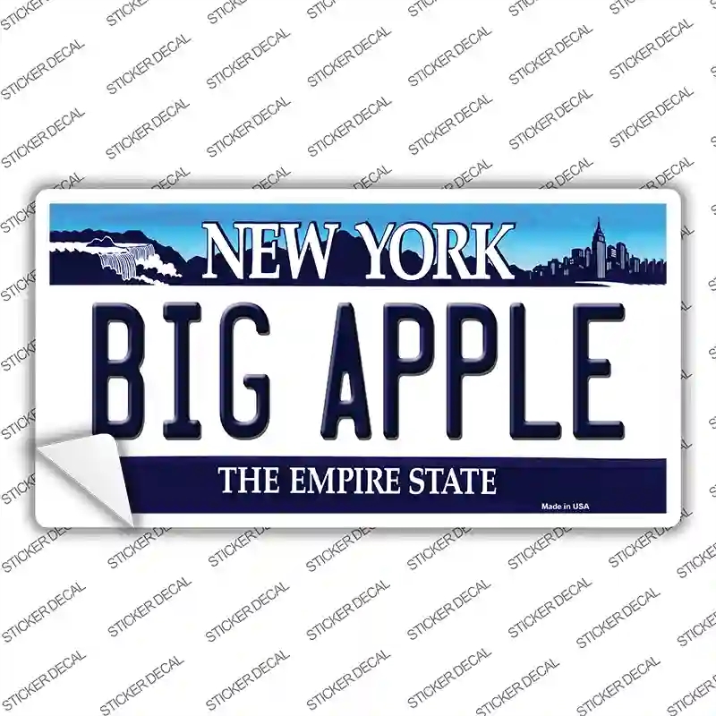 LP-3507s-L Big Apple   York Background Novelty Sticker Decal - Large