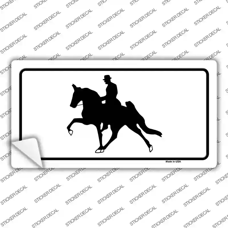 LP-352s-S Horse with Rider Novelty Sticker Decal - Small
