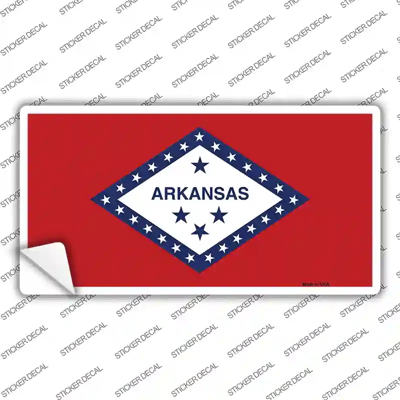 LP-3568s-XL Arkansas State Flag Novelty Sticker Decal - Extra Large