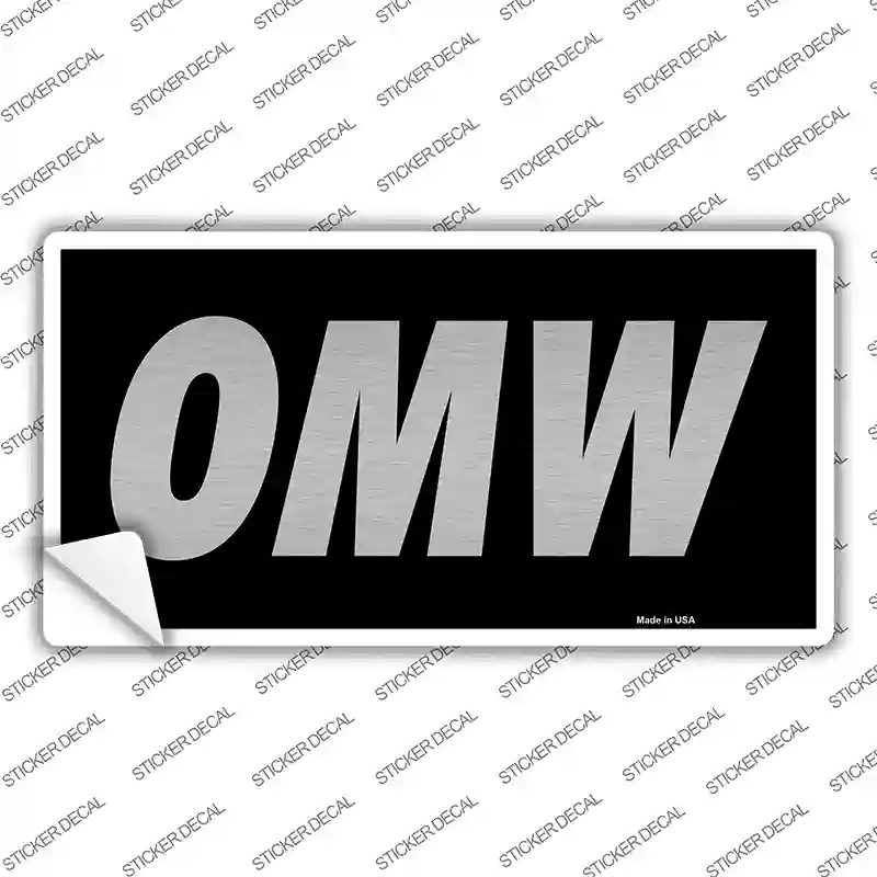 LP-13620s-S OMW Black Novelty Sticker Decal - Small