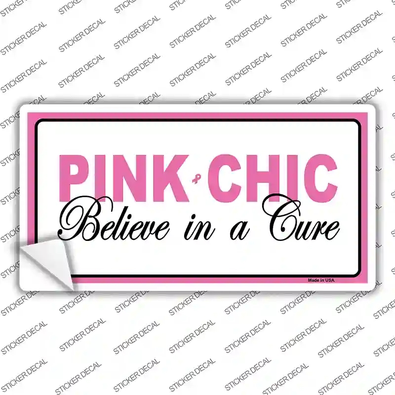 LP-2899s-S Pink Chic Novelty Sticker Decal - Small