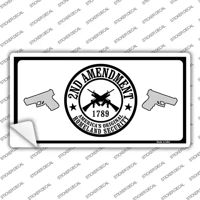 LP-4684s-XL 2nd Amendment Novelty Sticker Decal - Extra Large