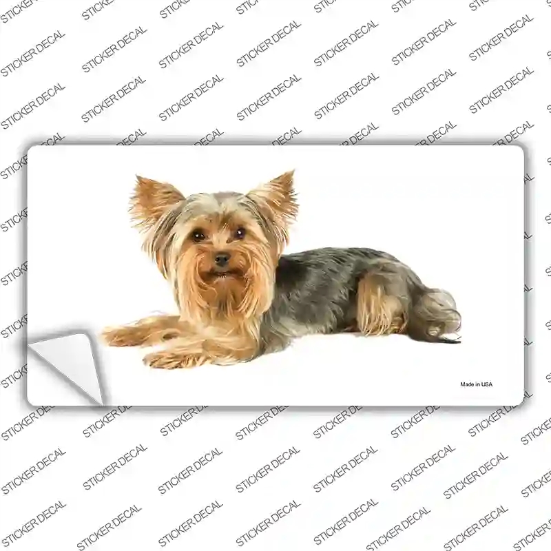 LP-2181s-XL Yorkshire Terrier Dog Novelty Sticker Decal - Extra Large