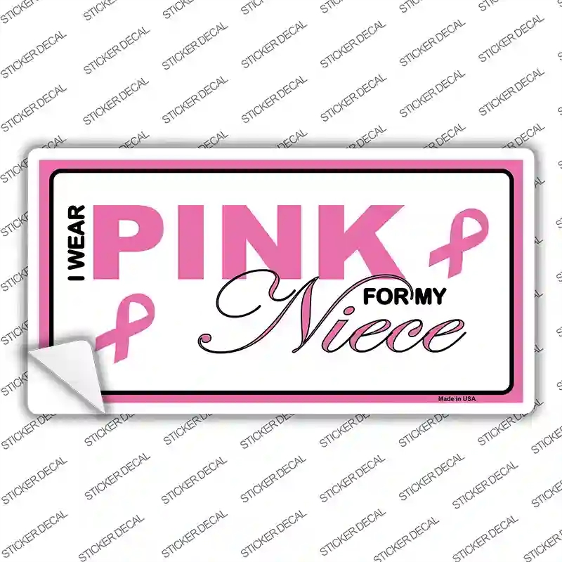 LP-2904s-XL Pink for My Niece Novelty Sticker Decal - Extra Large