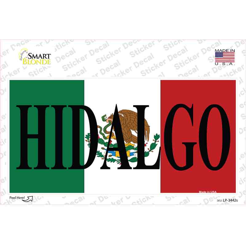 LP-3442s-M Hidalgo Novelty Sticker Decal - Medium