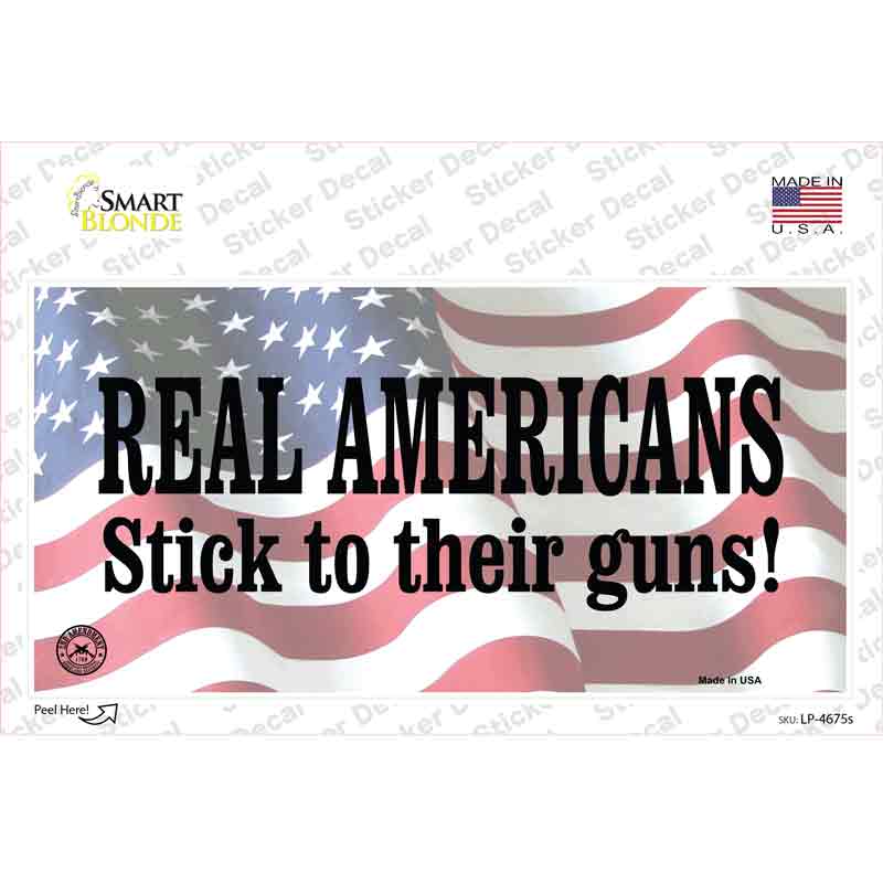 LP-4675s-M Stick to Their Guns Novelty Sticker Decal - Medium