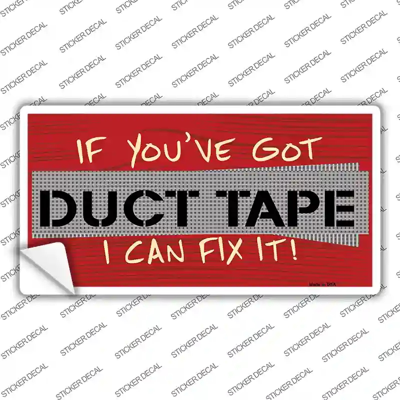 LP-4204s-S Duct Tape Novelty Sticker Decal - Small