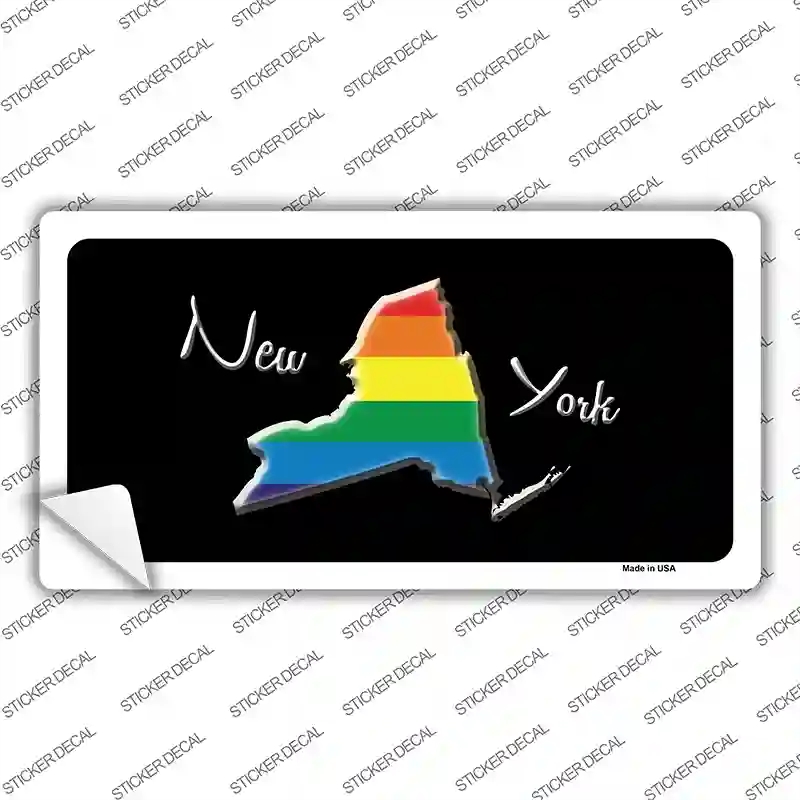 LP-6346s-XL   York Rainbow Novelty Sticker Decal - Extra Large