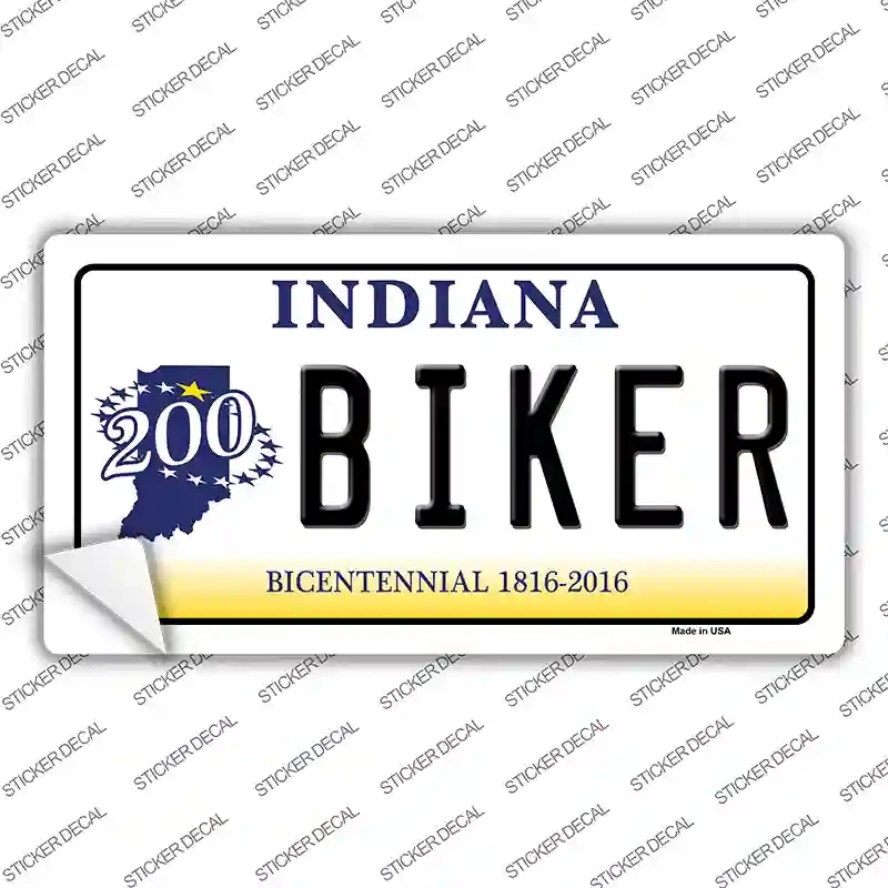 LP-6406s-XL Biker Indiana Novelty Sticker Decal - Extra Large