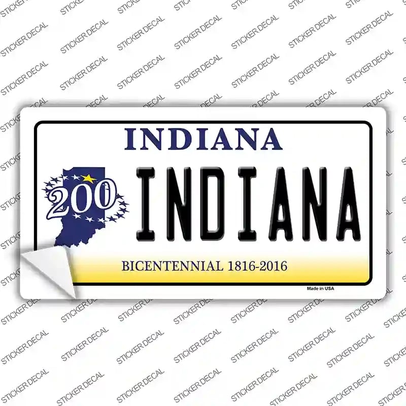 LP-6411s-S Indiana Novelty Sticker Decal - Small