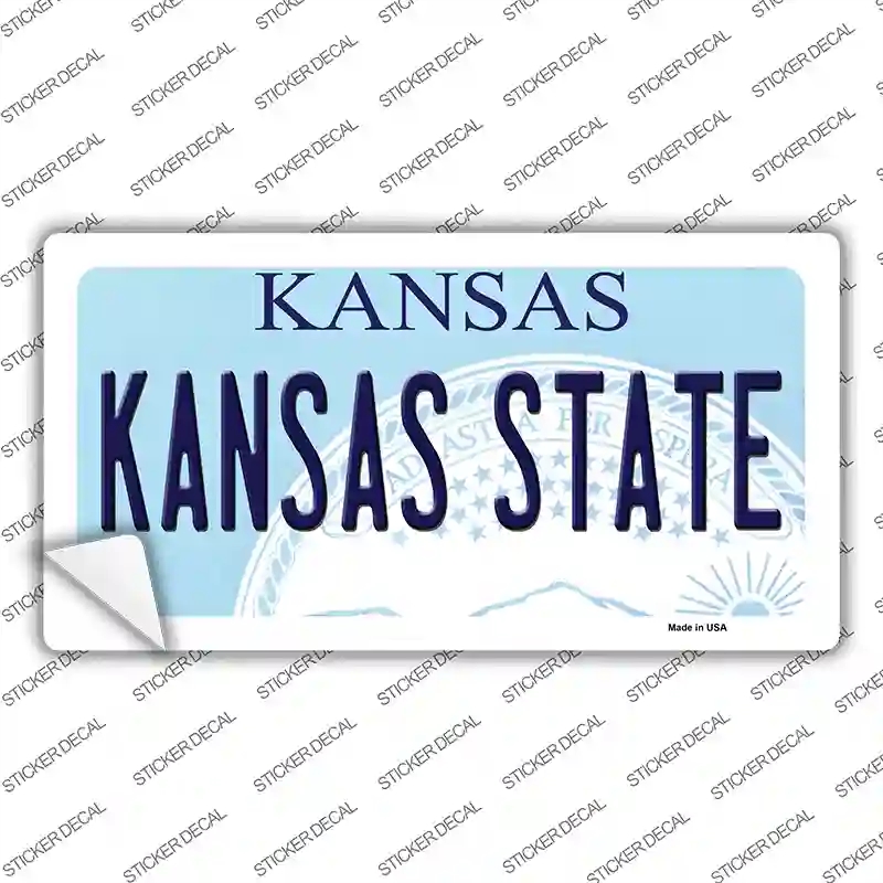 LP-6601s-S Kansas State Novelty Sticker Decal - Small