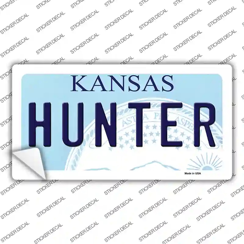 LP-6620s-XL Hunter Kansas Novelty Sticker Decal - Extra Large