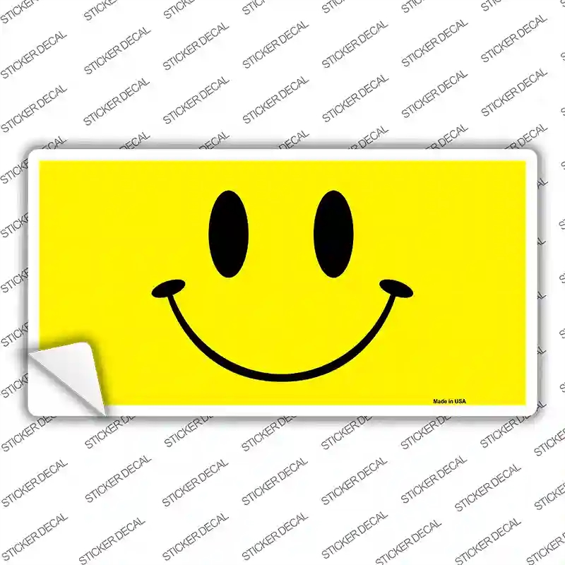 LP-4195s-L Happy Face Novelty Sticker Decal - Large