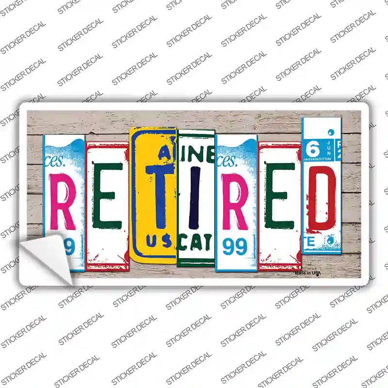 LP-7847s-S Retired Art Wood Novelty Sticker Decal - Small