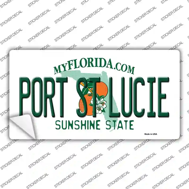 LP-6015s-S Port St Lucie Florida Novelty Sticker Decal - Small