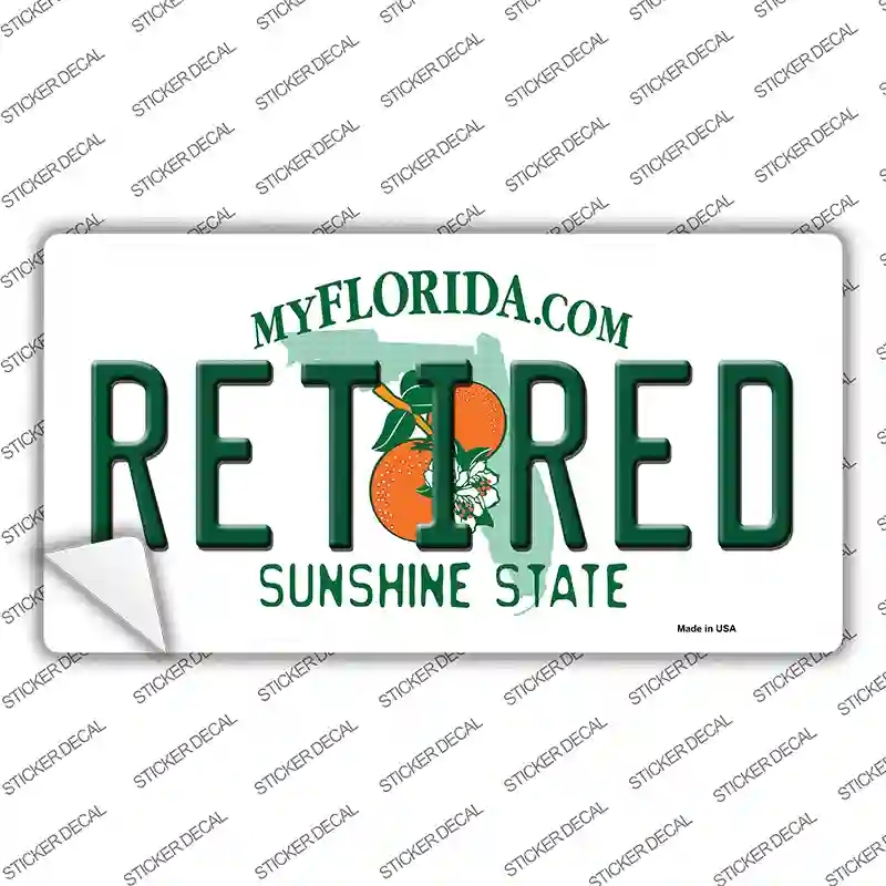 LP-6024s-S Retired Florida Novelty Sticker Decal - Small