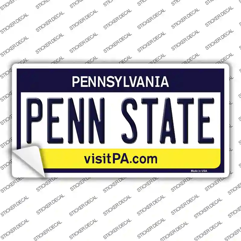 LP-6053s-S Penn State Pennsylvania State Novelty Sticker Decal - Small