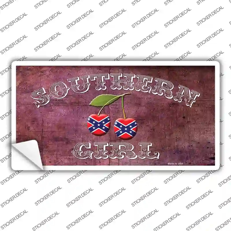 LP-7964s-S Southern Girl Novelty Sticker Decal - Small