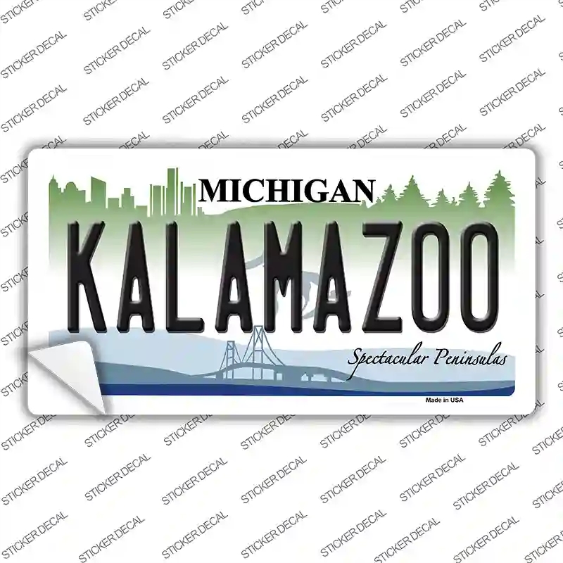 LP-6111s-L Kalamazoo Novelty Sticker Decal - Large