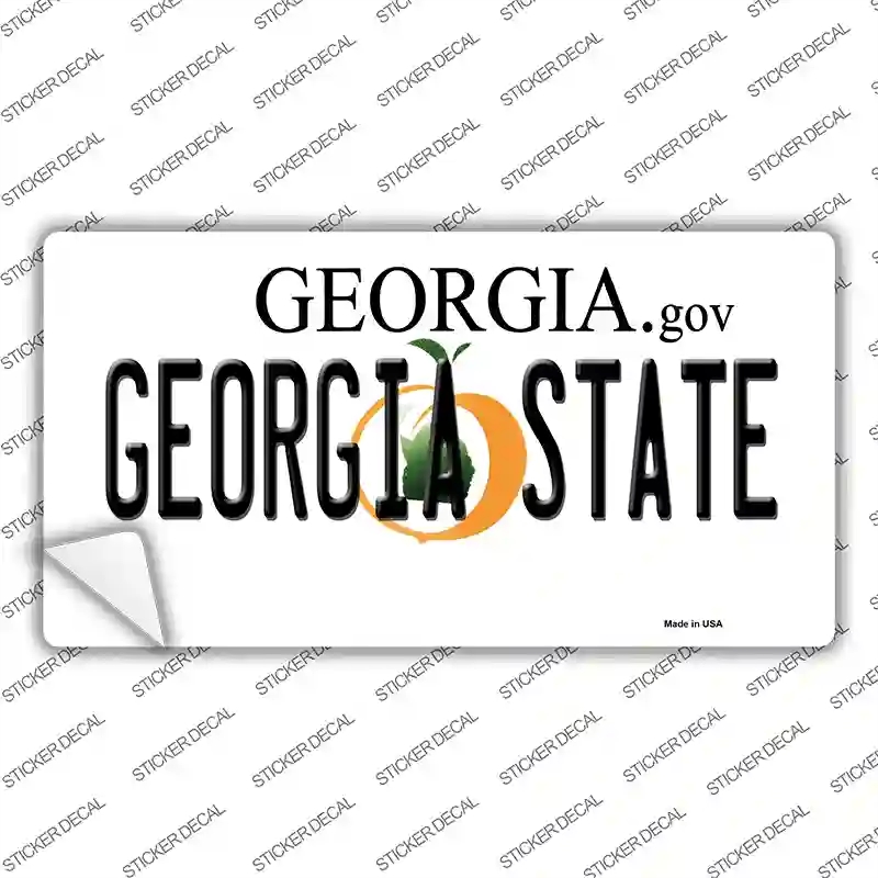 LP-6137s-S Georgia State Novelty Sticker Decal - Small