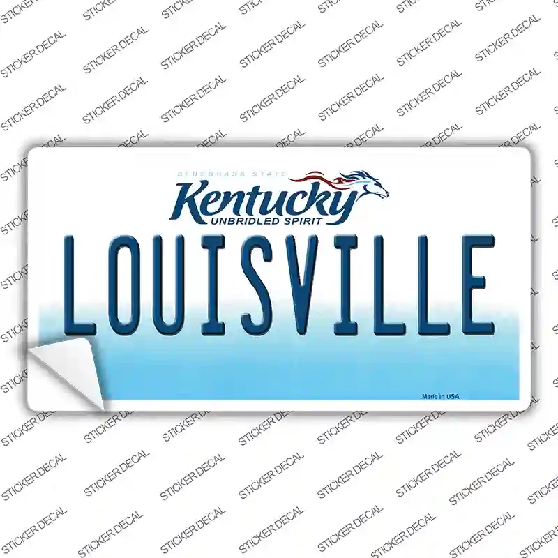 LP-6761s-S Louisville Kentucky Novelty Sticker Decal - Small