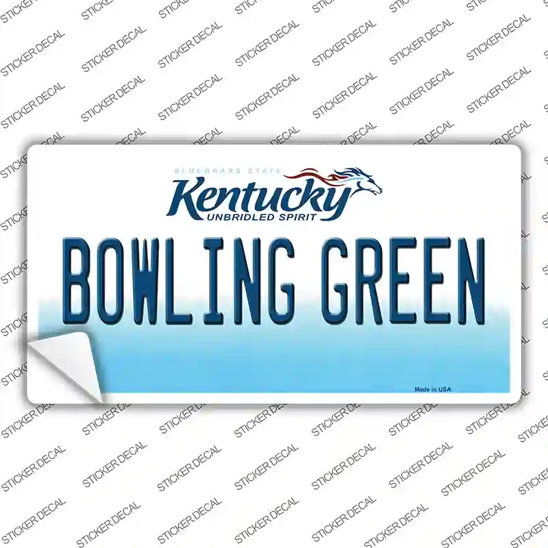 LP-6763s-L Bowling Green Kentucky Novelty Sticker Decal - Large