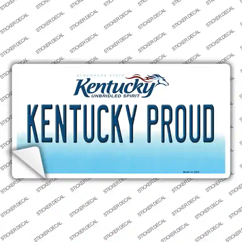 LP-6766s-XL Kentucky Proud Novelty Sticker Decal - Extra Large