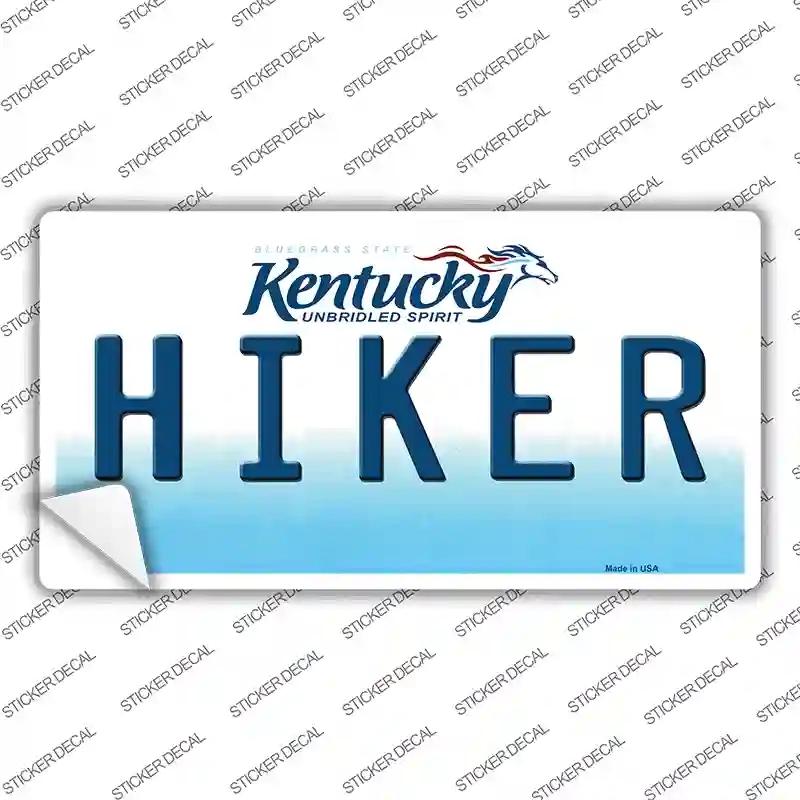 LP-6776s-S Hiker Kentucky Novelty Sticker Decal - Small