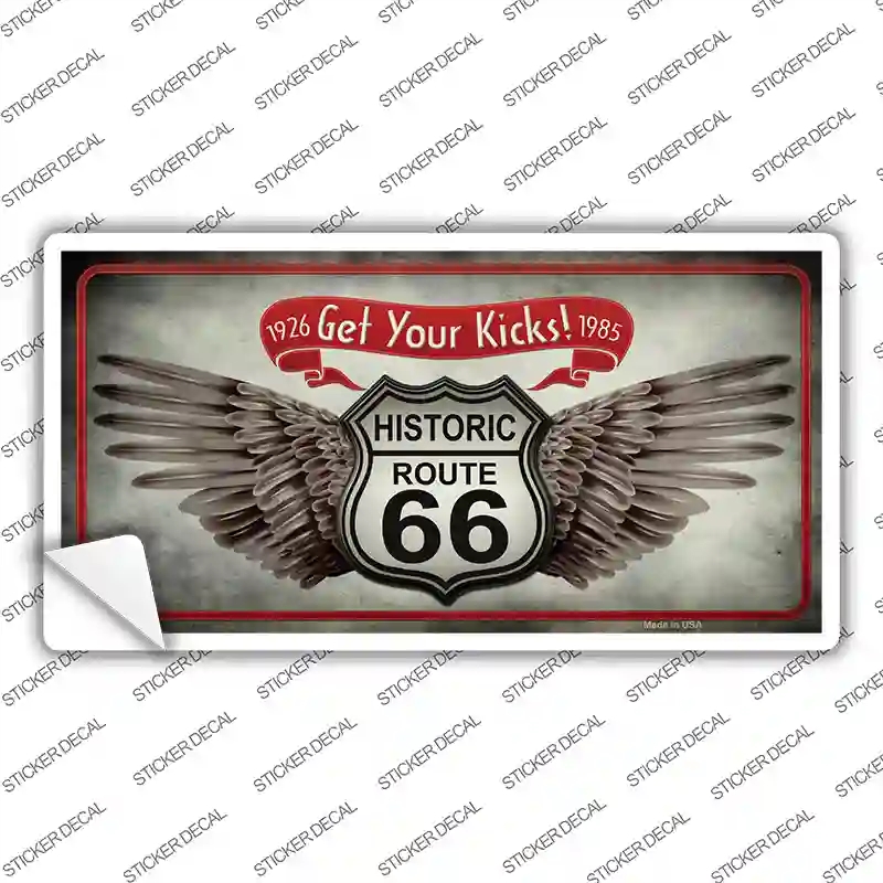 LP-8574s-S Get Your Kicks Novelty Sticker Decal - Small