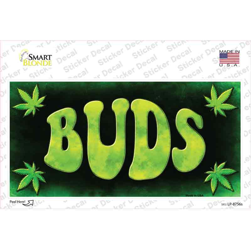 LP-8756s-M Buds Novelty Sticker Decal - Medium