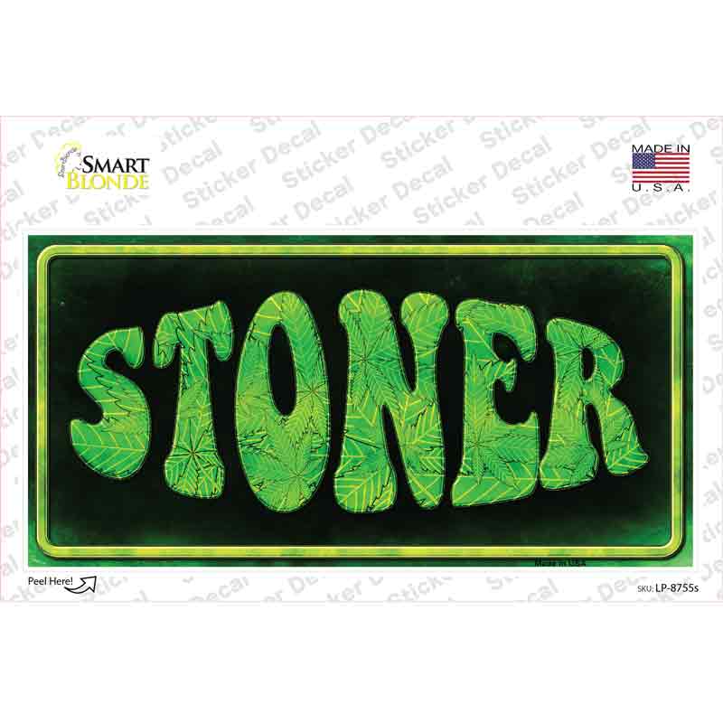 LP-8755s-M Stoner Novelty Sticker Decal - Medium
