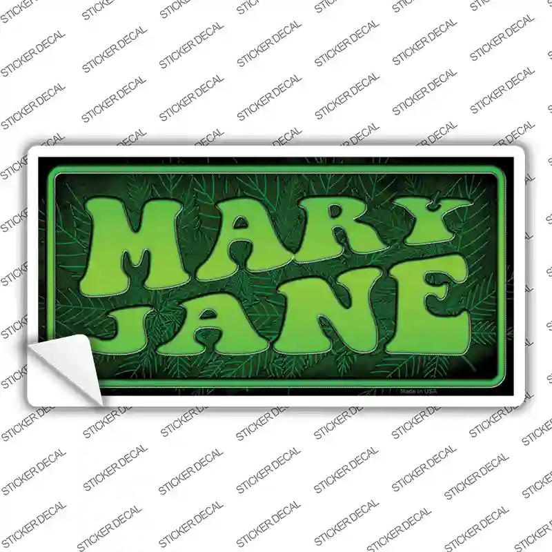 LP-8757s-S Mary Jane Novelty Sticker Decal - Small