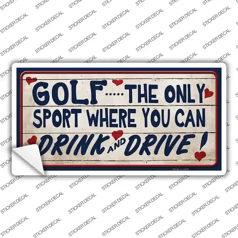 LP-8810s-L Drink & Drive Novelty Sticker Decal - Large