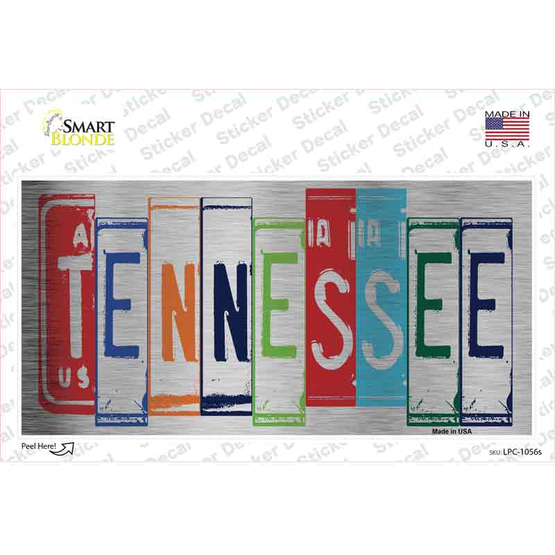 LPC-1056s-M Tennessee Art Novelty Sticker Decal - Medium
