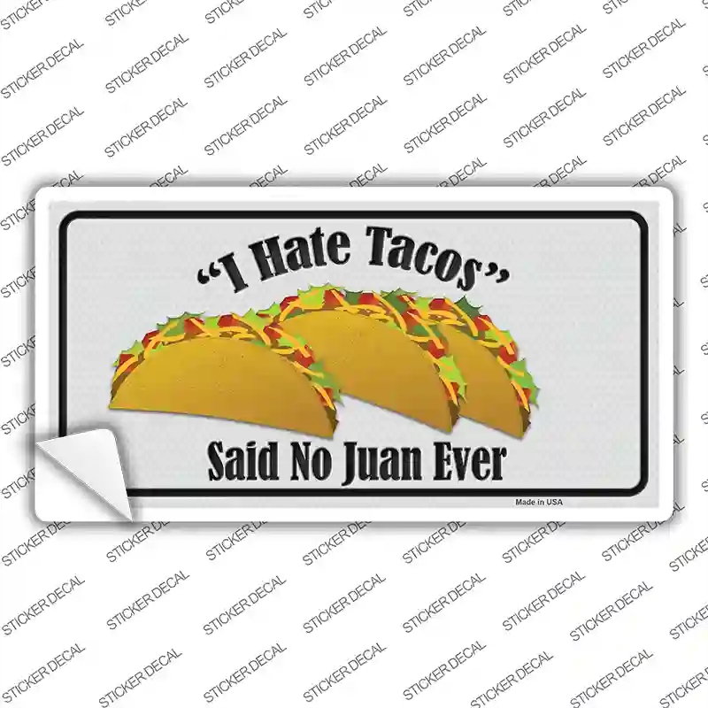 LP-9429s-S Tacos Novelty Sticker Decal - Small