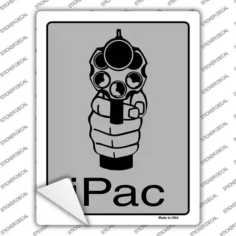 P-377s-XL iPac Novelty Rectangle Sticker Decal - Extra Large