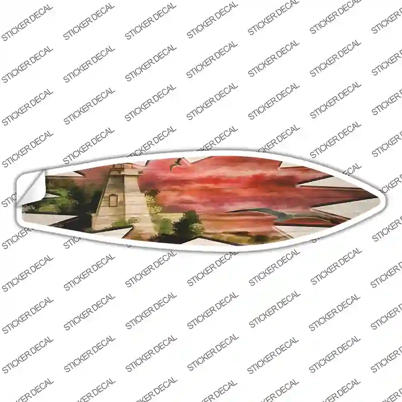 SB-394s-L Light House Novelty Surfboard Sticker Decal - Large