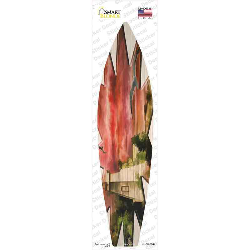 SB-394s-M Light House Novelty Surfboard Sticker Decal - Medium