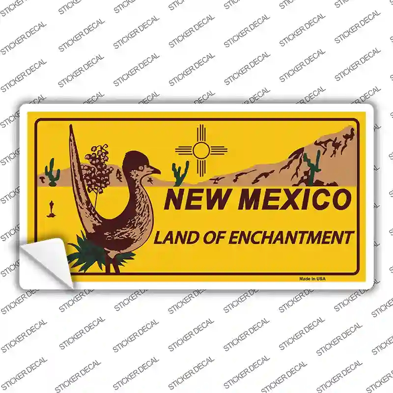 LP-472s-S Roadrunner   Mexico Novelty Sticker Decal - Small