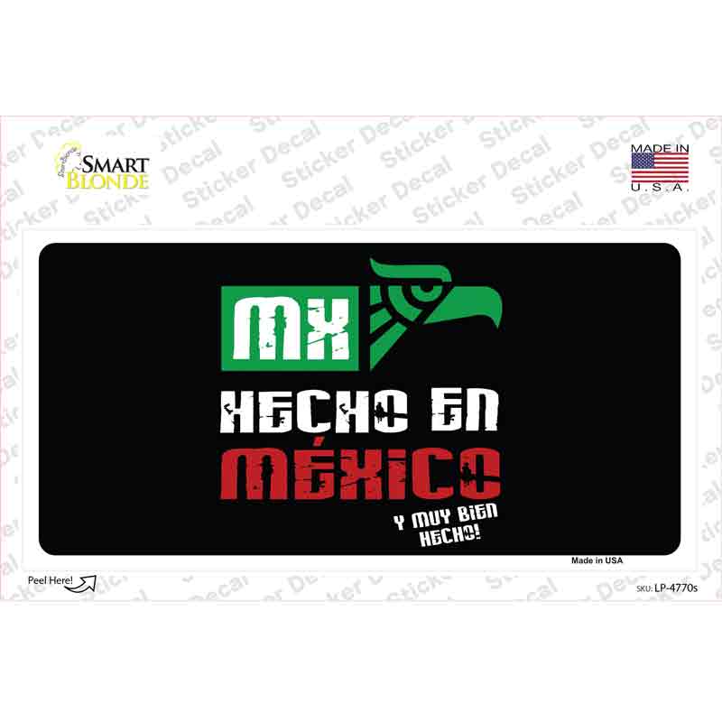 LP-4770s-M Made in Mexico Novelty Sticker Decal - Medium
