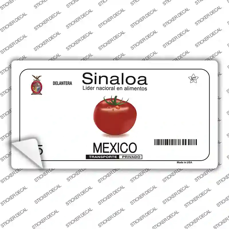 LP-4790s-S Sinaloa Mexico Novelty Sticker Decal - Small