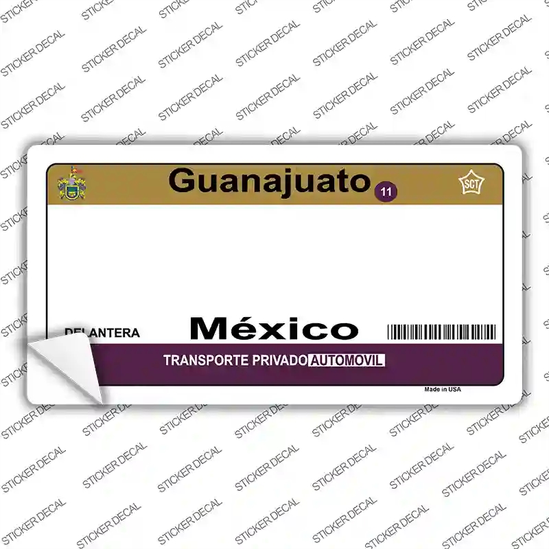 LP-4808s-L Guanajuato Mexico Novelty Sticker Decal - Large