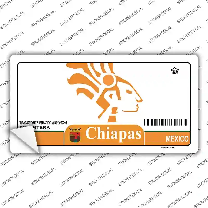 LP-4810s-S Chiapas Mexico Novelty Sticker Decal - Small