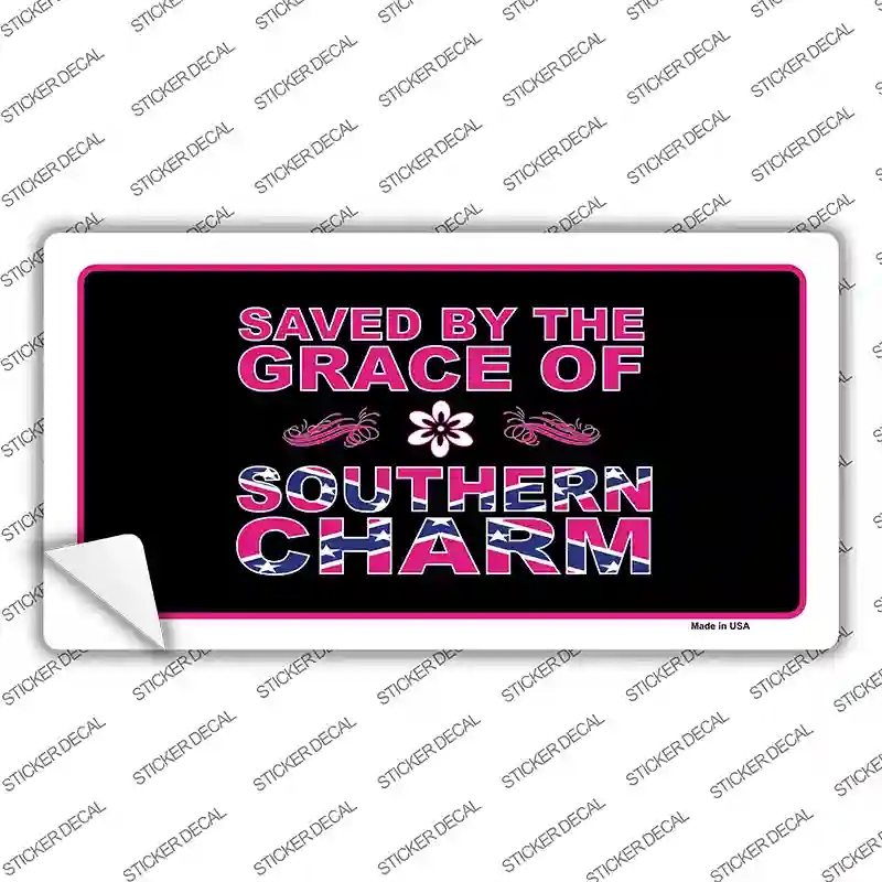 LP-5027s-L Southern Charm Novelty Sticker Decal - Large