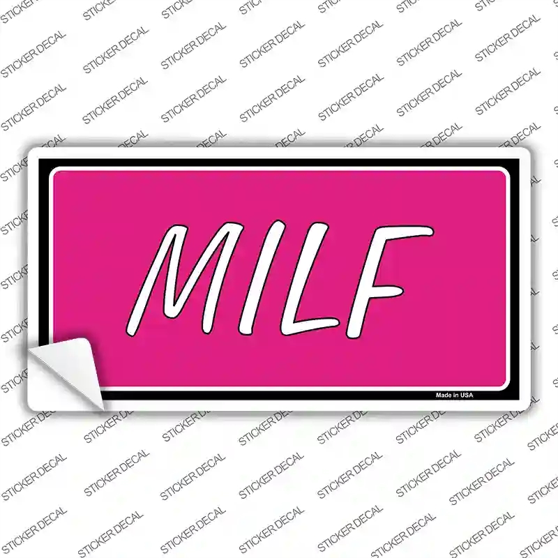LP-5420s-S M.I.L.F Pink Novelty Sticker Decal - Small