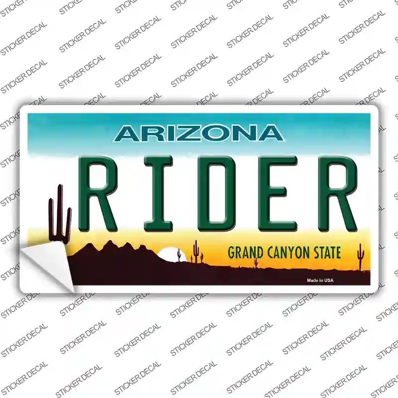LP-6099s-XL Arizona Rider Novelty Sticker Decal - Extra Large