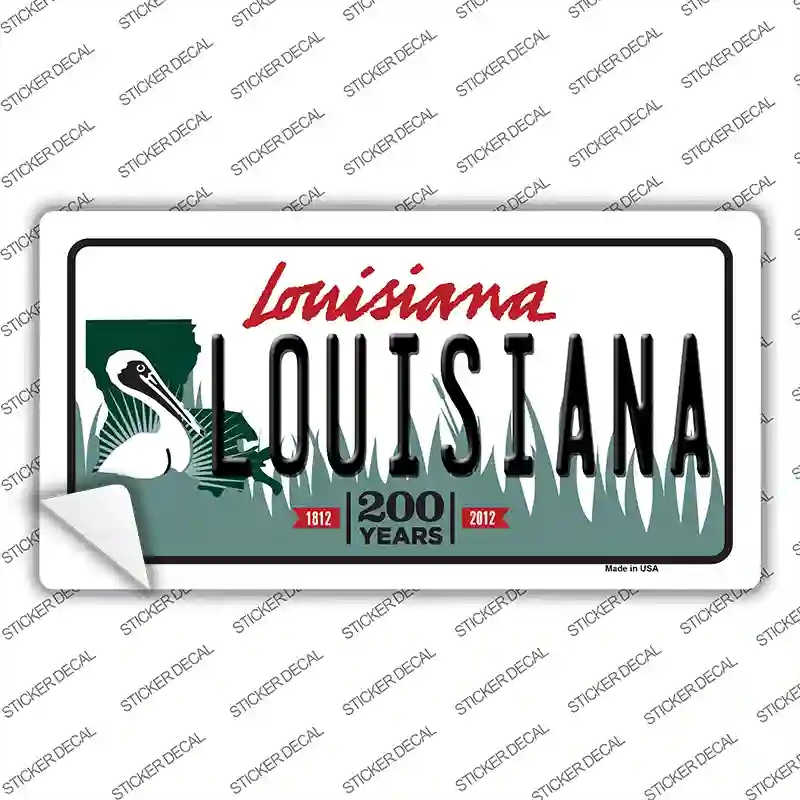 LP-6189s-XL Louisiana Novelty Sticker Decal - Extra Large